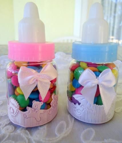 Mini mamadeira com confeti